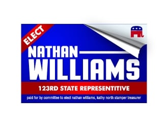 elect nathan williams 123rd state representitive logo design by jaize