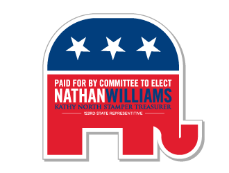 elect nathan williams 123rd state representitive logo design by torresace