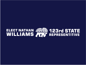 elect nathan williams 123rd state representitive logo design by meliodas