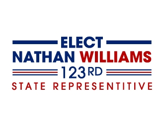 elect nathan williams 123rd state representitive logo design by J0s3Ph