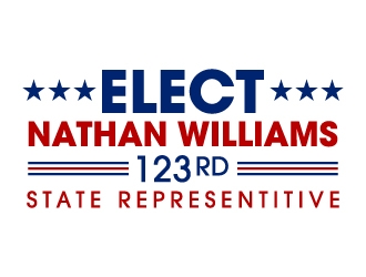 elect nathan williams 123rd state representitive logo design by J0s3Ph