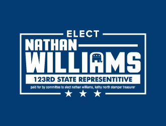 elect nathan williams 123rd state representitive logo design by jaize