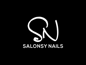 Salonsy Nails logo design by akhi
