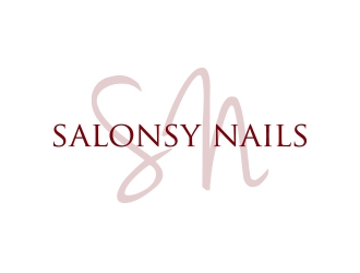 Salonsy Nails logo design by shernievz