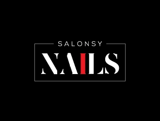 Salonsy Nails logo design by zakdesign700
