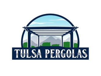 Tulsa Pergolas logo design by DreamLogoDesign