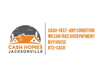Cash Homes Jacksonville logo design by Fear