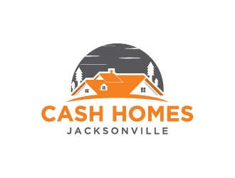 Cash Homes Jacksonville logo design by Fear