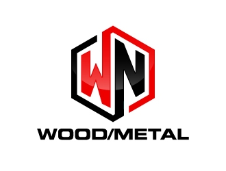 WN Wood/Metal logo design by labo