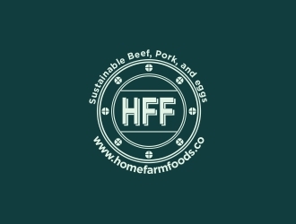 Home Farm Foods logo design by PRGrafis