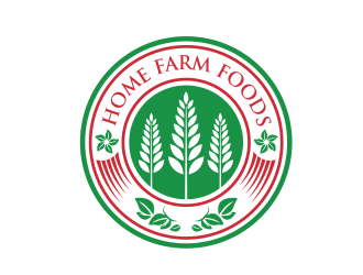 Home Farm Foods logo design by AisRafa