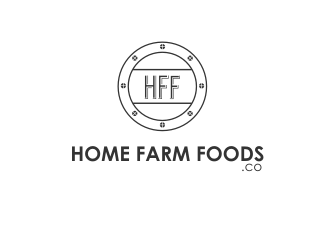 Home Farm Foods logo design by rdbentar