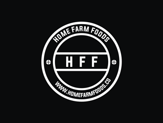Home Farm Foods logo design by EkoBooM