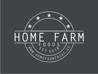 Home Farm Foods logo design by bricton