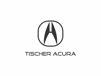 Tischer Acura logo design by haidar