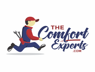 THE COMFORT EXPERTS.COM  logo design by mutafailan