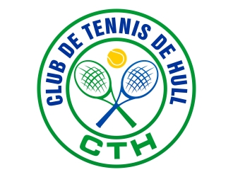 Club de tennis de Hull (CTH) logo design by xteel