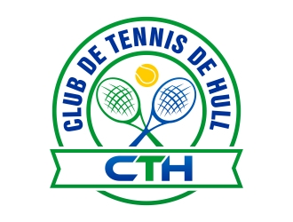 Club de tennis de Hull (CTH) logo design by xteel