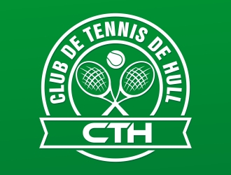 Club de tennis de Hull (CTH) logo design by xteel