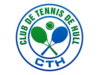 Club de tennis de Hull (CTH) logo design by xteel