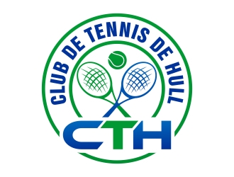 Club de tennis de Hull (CTH) logo design by xteel