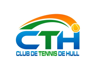 Club de tennis de Hull (CTH) logo design by xteel