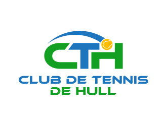 Club de tennis de Hull (CTH) logo design by ingepro