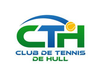 Club de tennis de Hull (CTH) logo design by ingepro