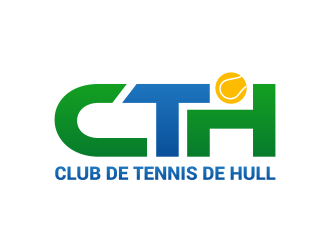 Club de tennis de Hull (CTH) logo design by ingepro