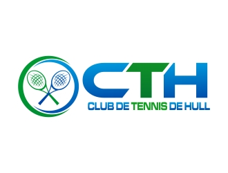 Club de tennis de Hull (CTH) logo design by xteel