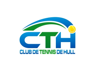 Club de tennis de Hull (CTH) logo design by xteel