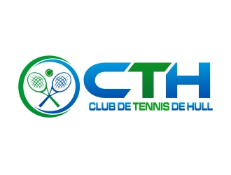 Club de tennis de Hull (CTH) logo design by xteel