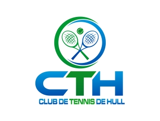 Club de tennis de Hull (CTH) logo design by xteel