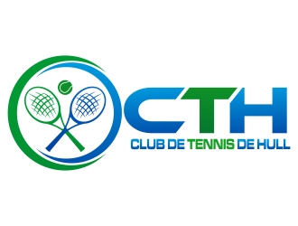 Club de tennis de Hull (CTH) logo design by xteel