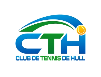 Club de tennis de Hull (CTH) logo design by xteel