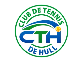 Club de tennis de Hull (CTH) logo design by xteel