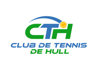 Club de tennis de Hull (CTH) logo design by ingepro