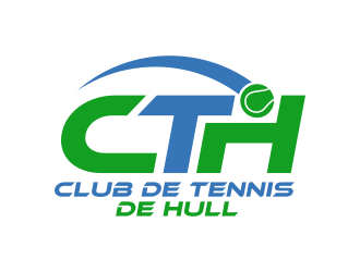 Club de tennis de Hull (CTH) logo design by ingepro