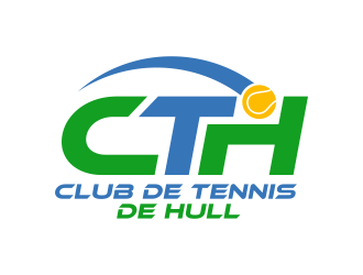 Club de tennis de Hull (CTH) logo design by ingepro