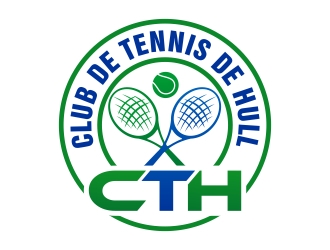 Club de tennis de Hull (CTH) logo design by xteel