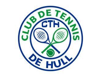 Club de tennis de Hull (CTH) logo design by xteel