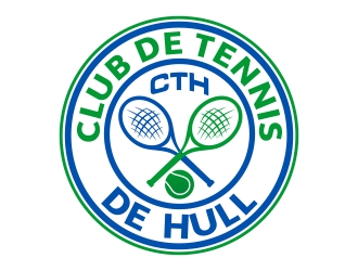 Club de tennis de Hull (CTH) logo design by xteel