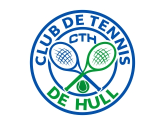 Club de tennis de Hull (CTH) logo design by xteel