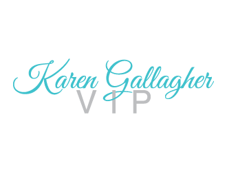 Karen Gallagher VIP logo design by JMikaze