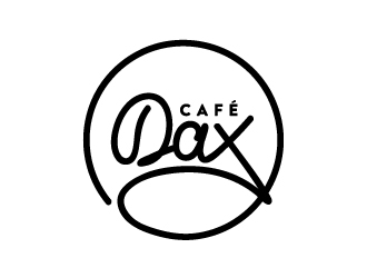 DAX Cafe logo design by Kewin