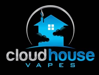 Cloud house vapes  logo design by shere