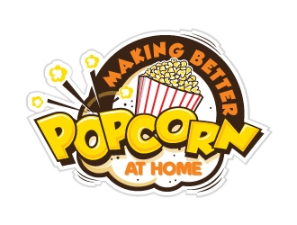 making better popcorn logo design by shere