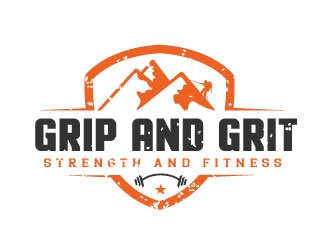 Grip and Grit     Strength and Fitness logo design by REDCROW