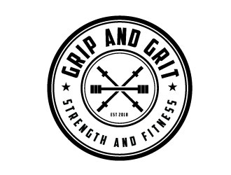 Grip and Grit     Strength and Fitness logo design by REDCROW
