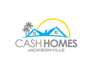 Cash Homes Jacksonville logo design by YONK